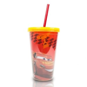 COPO CANUDO 500ML CARROS NEW GIFT