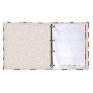 CADERNO ARGOLADO FICHÁRIO 1/4 COM ELÁSTICO MINNIE 48 FLS DAC