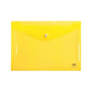 PASTA MALOTE A4 C/ BOTÃO AMARELO DAC