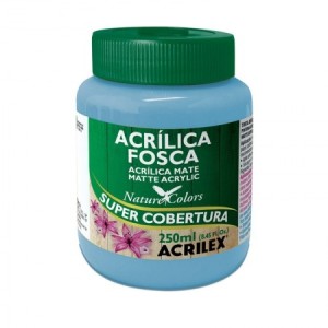 TINTA ACRÍLICA FOSCA 250ML AZUL CELESTE 503 ACRILEX