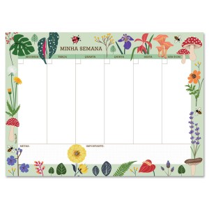 BLOCO SEMANAL LOVE GARDEN FINA IDEIA