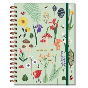 CADERNO COLEGIAL 1 MATERIA LOVE GARDEN FINA IDEIA