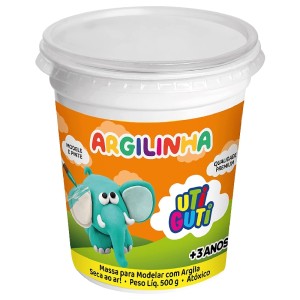 MASSA DE MODELAR ARGILINHA 500G UTI GUTI