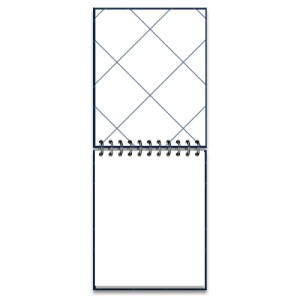 BLOCO OFFICE QUADRADO QUADRICULADO AZUL FINA IDEIA