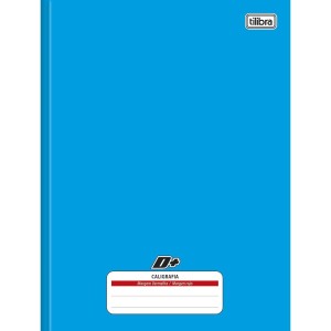 CADERNO BROCHURA CD UNIVERSIT CALIGRAFIA D+ AZUL 96F TILIBRA