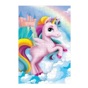 QUEBRA-CABEÇA UNICORNIO RAINBOW 150 PEÇAS PAIS&FILHOS
