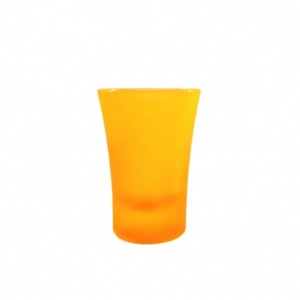 COPO NEON LARANJA VIDRO 60ML