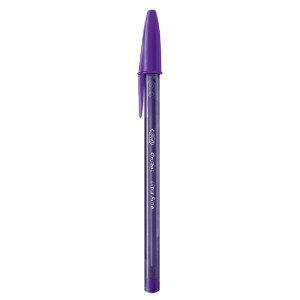 CANETA ESFEROGRÁFICA CRISTAL FASHION FINE ROXO BIC
