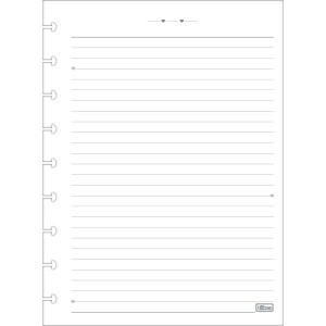 REFIL TILIDISCO COLEGIAL PAUTADO DECORADO 80 FLS TILIBRA