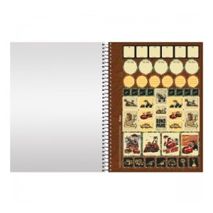 CADERNO ESPIRAL CD UNIV 1M CARROS 80 FOLHAS FORONI
