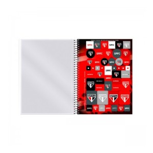 CADERNO ESPIRAL CD UNIV 1M SÃO PAULO 80 FOLHAS FORONI