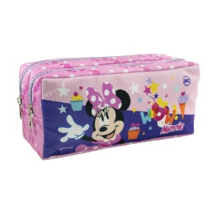 ESTOJO DUPLO EM TECIDO MINNIE DAC