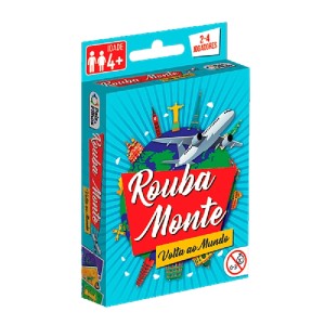JOGO ROUBA MONTE VOLTA AO MUNDO C/54CARTAS PAIS&FILHOS