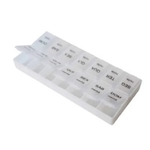 PORTA COMPRIMIDO SEMANAL DIA E NOITE