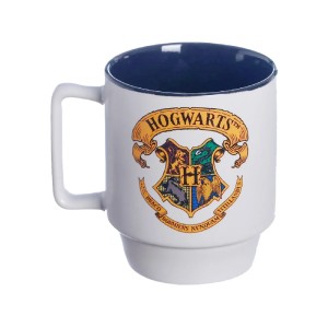 CANECA CERÂMICA HARRY POTTER CINZA 400ML ZONA CRIATIVA