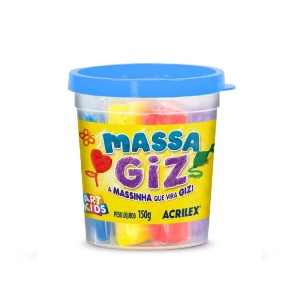 MASSA DE GIZ 100G 6 CORES ACRILEX