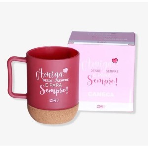 CANECA CORKY AMIGA DESDE SEMPRE 350ML ZONA CRIATIVA