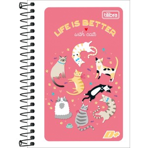 CADERNETA ESPIRAL CAPA FLEXÍVEL 1/8 D+ 48 FLS TILIBRA