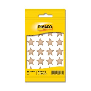 ETIQUETA P/IDENTIFICAÇÃO TP ESTRELA OURO PIMACO