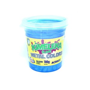 KIMELEKA METALICA SLIME AZUL 180G ACRILEX