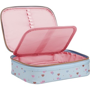 ESTOJO BOX ACADÉMIE CORAÇÃO METALIZADO AZUL TILIBRA