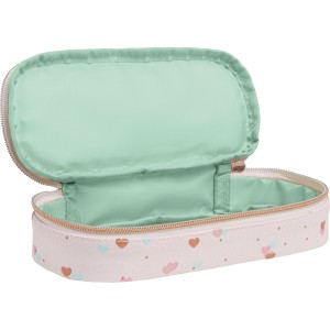 ESTOJO MINIBOX ACADEMIE CORAÇÕES METALIZADOS TILIBRA