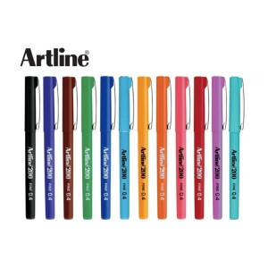 KIT CANETA ARTLINE 200 0.4 12 UNIDS TILIBRA