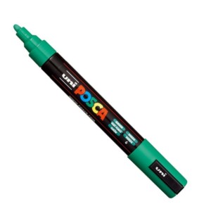 CANETA POSCA PC-5M VERDE  UNI MITSUBISHI