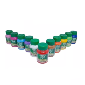 KIT TINTA ACRILICA FOSCA 24+2 CORES 37ML ACRILEX