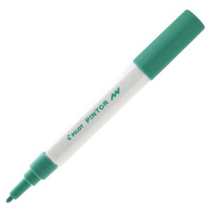 CANETA MARCADOR PILOT PINTOR FINA 1.0MM CLASSICA VERDE