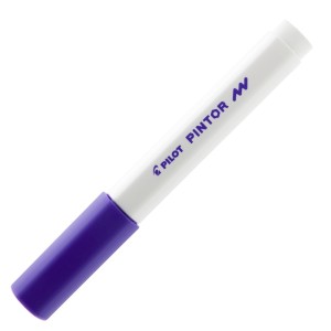 CANETA MARCADOR PILOT PINTOR FINA 1.0MM CRIATIVA VIOLETA