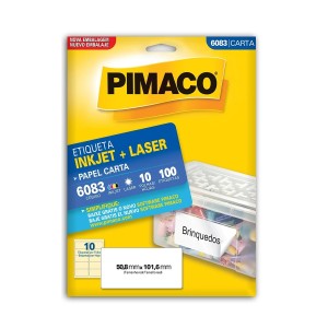 ETIQUETA 6083 10FLSX10UND PIMACO