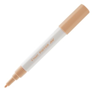 CANETA MARCADOR PILOT PINTOR FINA 1.0MM PASTEL LARANJA