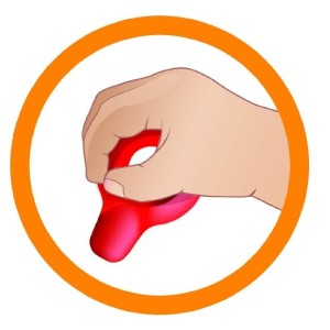 GIZ DE CERA COLOR'PEPS BABY CRAYON  6 CORES MAPED