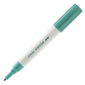 CANETA MARCADOR PILOT PINTOR FINA 1.0MM METÁLICO VERDE