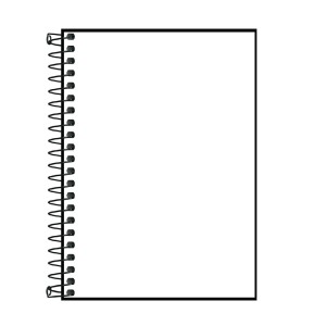 CADERNO ESPIRAL CP 1/8 S/ PAUTA NEON TURQUESA 80 FLS TILIBRA