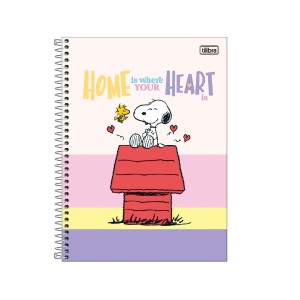 CADERNO ESPIRAL CD UNIV 1M SNOOPY 80 FLS TILIBRA CONNECT