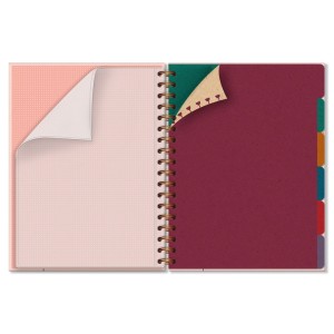 CADERNO FOLHAS REMOVÍVEIS LEVE AMOR FINA IDEIA