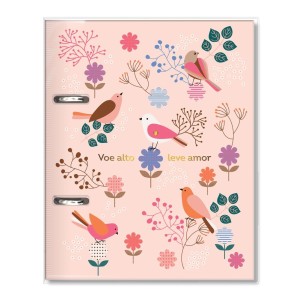 CADERNO ARGOLADO LEVE AMOR PEQ FINA IDEIA