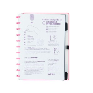 CADERNO INTELIGENTE ALL PINK GRANDE 