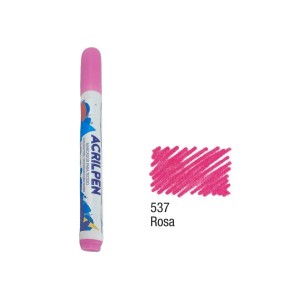 CANETA ACRILPEN PARA TECIDO ROSA 537 ACRILEX
