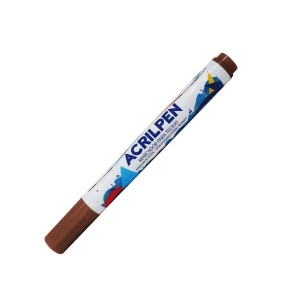 CANETA P/TECIDO ACRILPEN MARROM ACRILEX