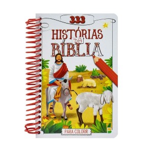 333 HISTORIAS DA BIBLIA PARA COLORIR ESPIRAL TODOLIVRO