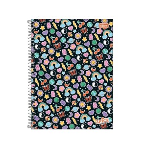 CADERNO ESPIRAL UNIVERSIT CD 10M 160F SPICE FEM TILIBRA