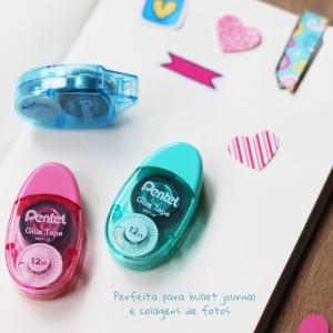 COLA EM FITA ROSA PENTEL