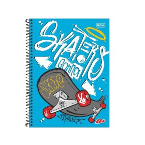CADERNO ESPIRAL 1/4 CAPA DURA 96 FLS D+ TILIBRA