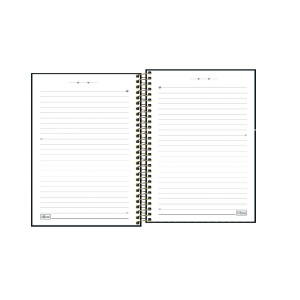 CADERNO ESPIRAL CD 1/4 WEST VILLAGE 80 FOLHAS TILIBRA