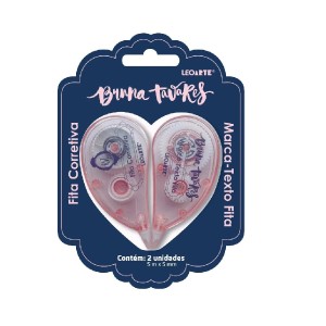 FITA CORRETIVA + MARCA-TEXTO FITA BRUNA TAVARES LEOARTE