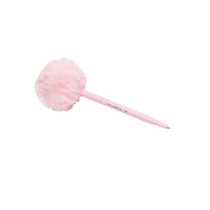 CANETA CORPO METAL POM POM PINK VIBES LEOARTE 