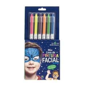 MEU LIVRO DE PINTURA FACIAL MENINOS BRASILEITURA